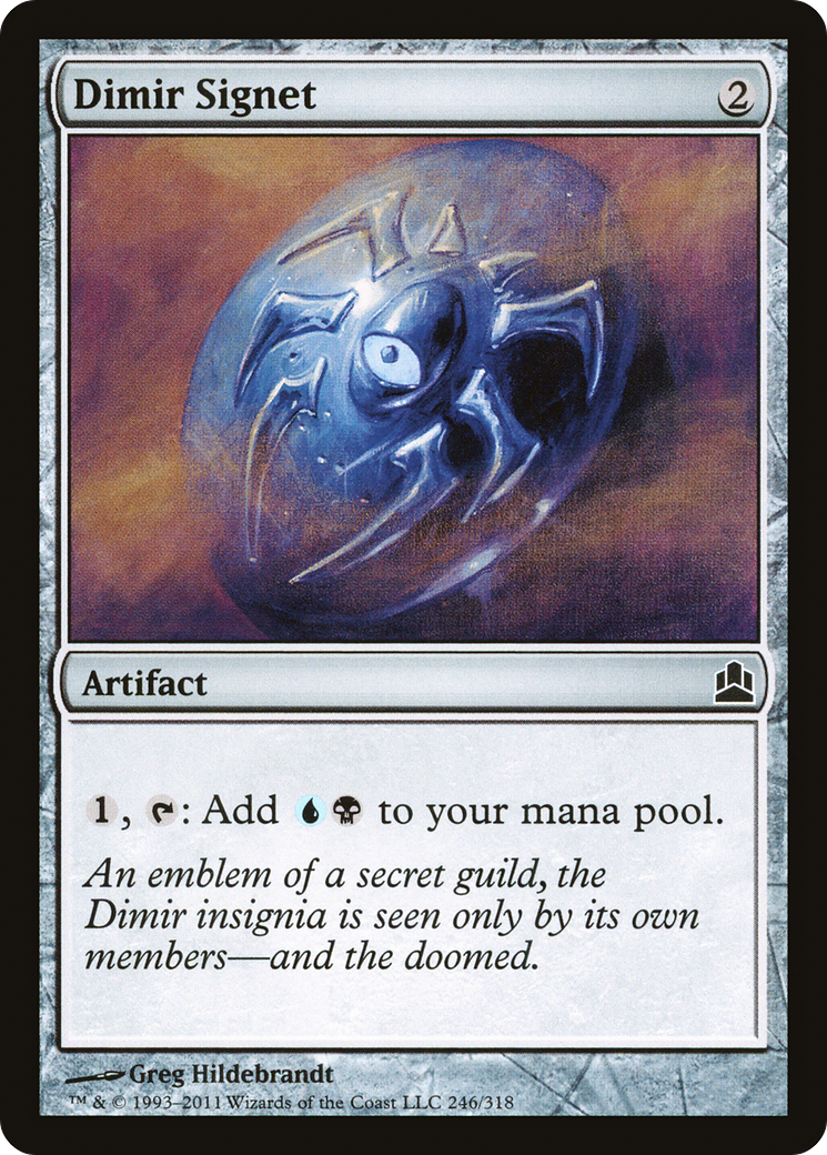 Dimir Signet (CMD-246) [Commander 2011]