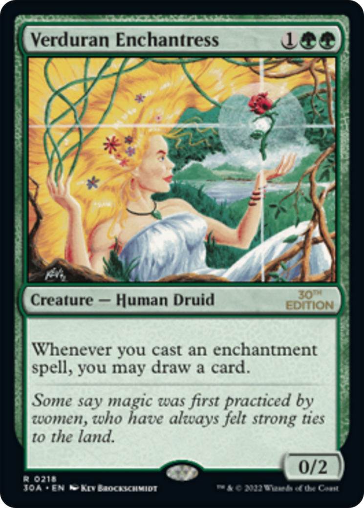 Verduran Enchantress (30A-218) [30th Anniversary Edition]