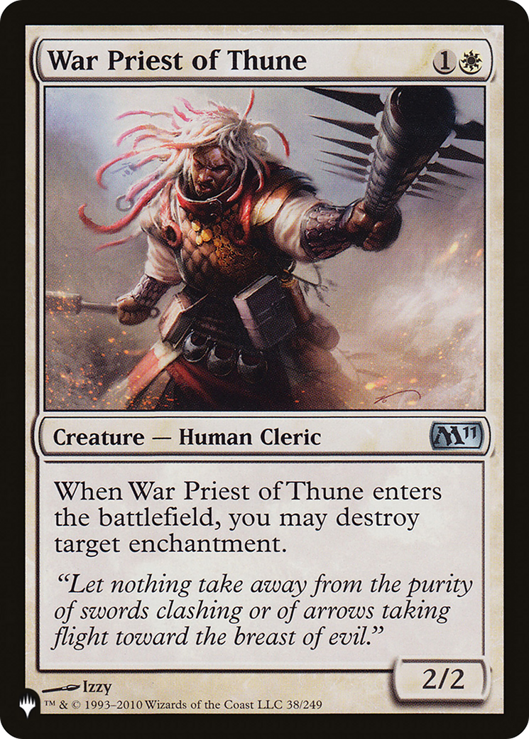 War Priest of Thune (LIST-M11-38) [The List]
