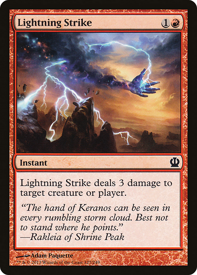 Lightning Strike (THS-127) [Theros] Foil