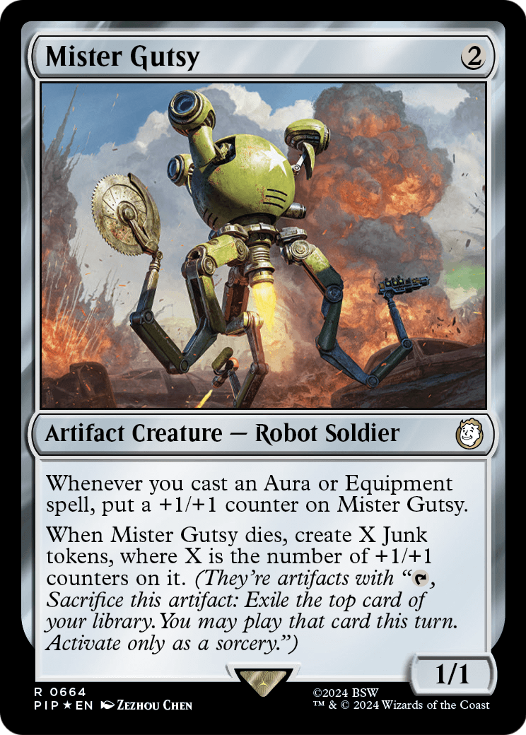 Mister Gutsy (Surge Foil) (PIP-664) [Fallout] Foil