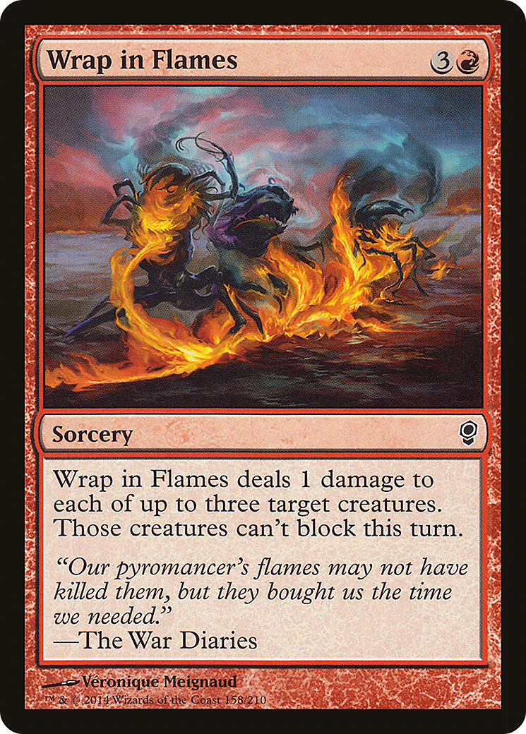 Wrap in Flames (CNS-158) [Conspiracy] Foil