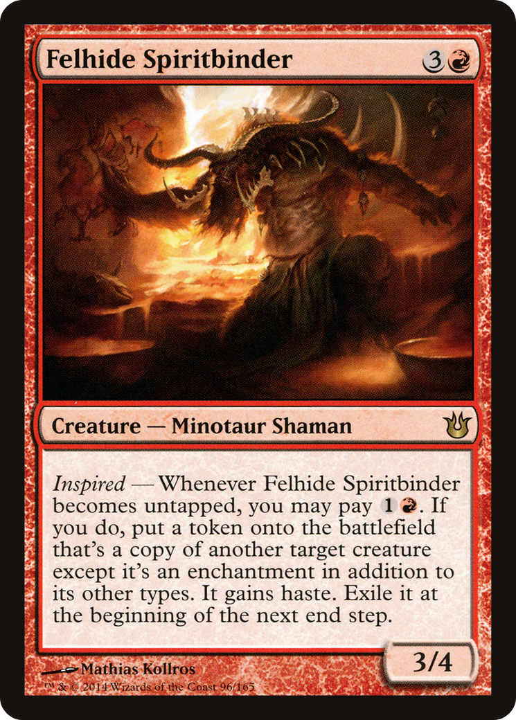 Felhide Spiritbinder (BNG-096) [Born of the Gods] Foil