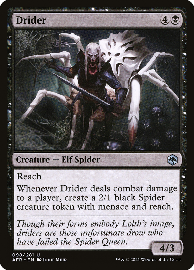 Drider (AFR-098) [Adventures in the Forgotten Realms]