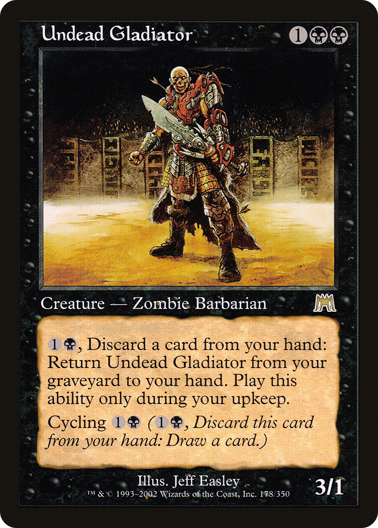 Undead Gladiator (ONS-178) [Onslaught] Foil