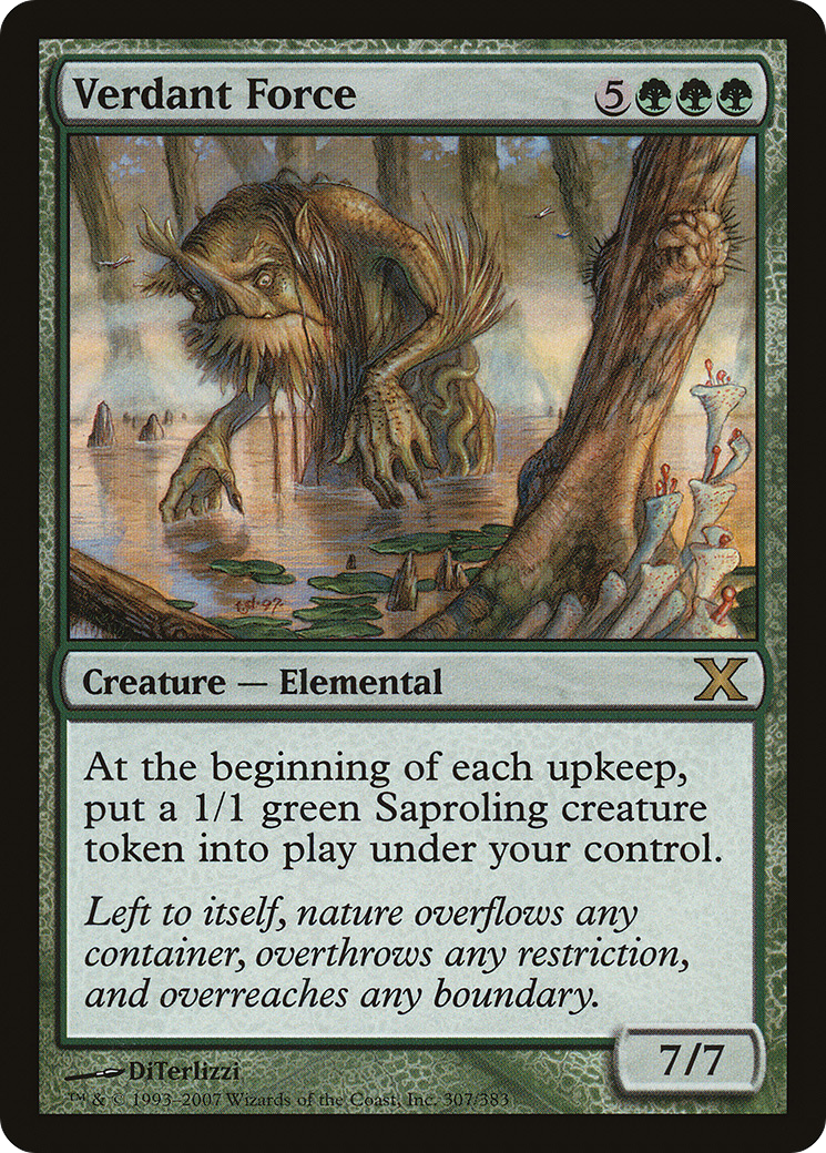 Verdant Force (10E-307) [Tenth Edition] Foil