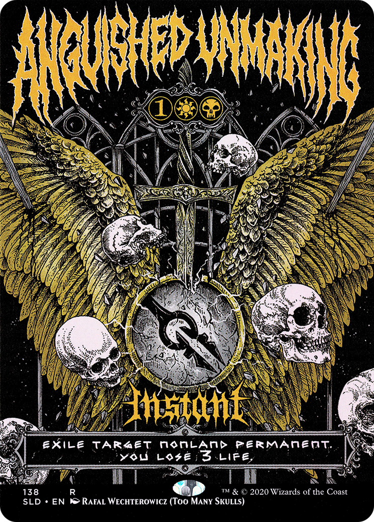 Anguished Unmaking (SLD-138) (Borderless) [Secret Lair Drop]