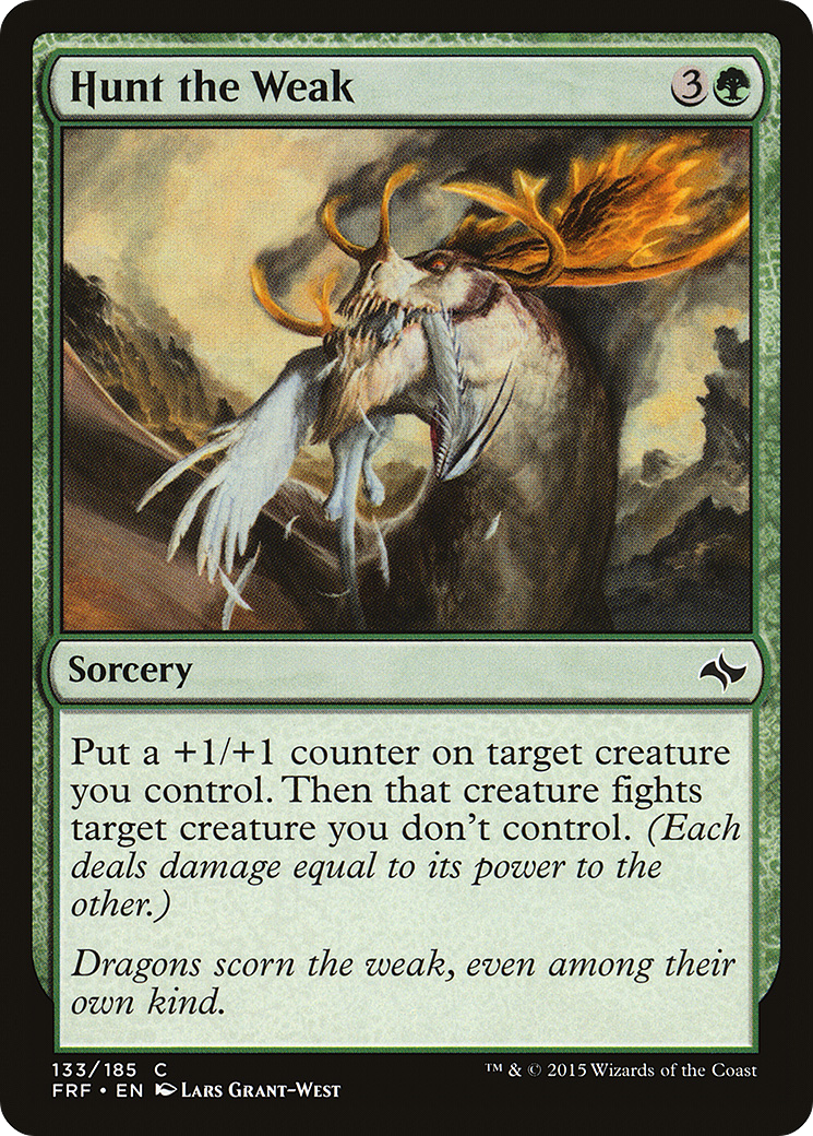 Hunt the Weak (FRF-133) [Fate Reforged] Foil