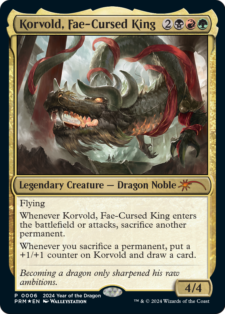 Korvold, Fae-Cursed King (Year of the Dragon 2024) (SSP-006) [Year of the Dragon 2024] Foil