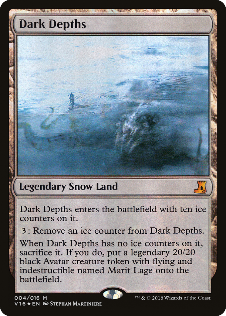 Dark Depths (V16-004) [From the Vault: Lore] Foil