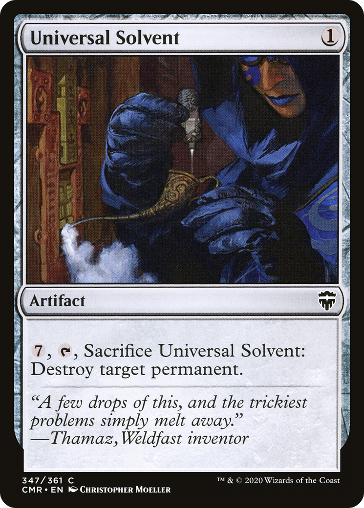 Universal Solvent (CMR-347) [Commander Legends] Foil