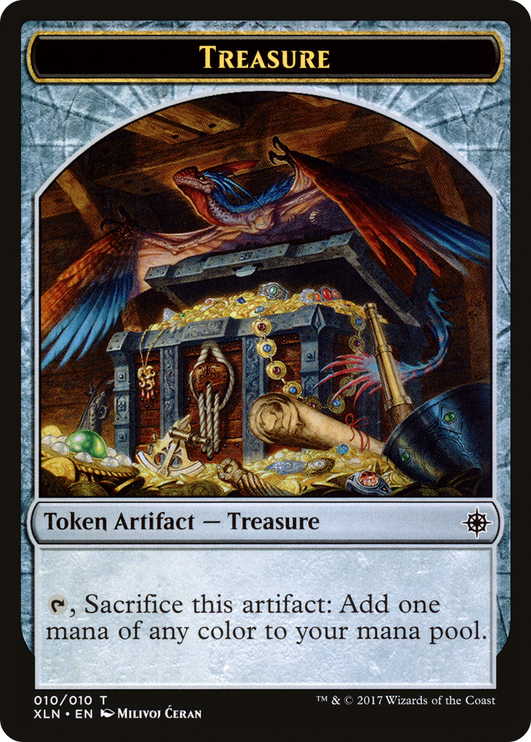 Treasure Token (XLN-010) [Ixalan Tokens]