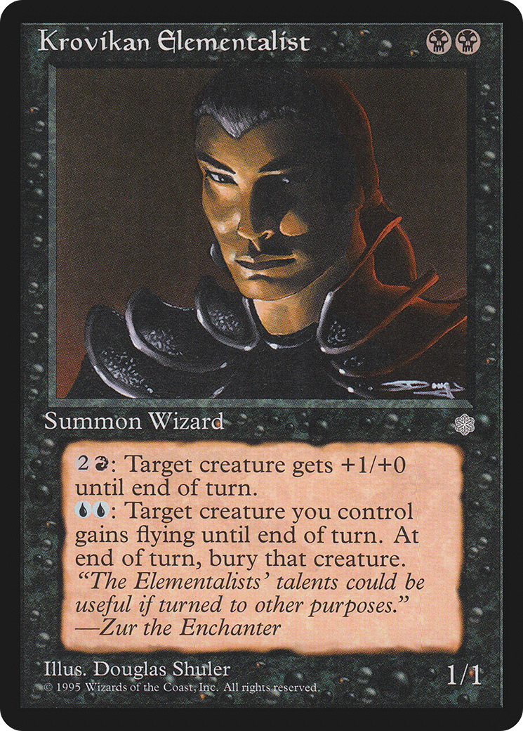 Krovikan Elementalist [Ice Age]