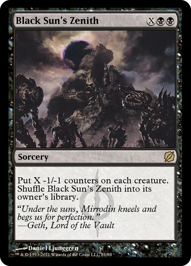 Black Sun's Zenith (TD2-081) [Duel Decks: Mirrodin Pure vs. New Phyrexia]