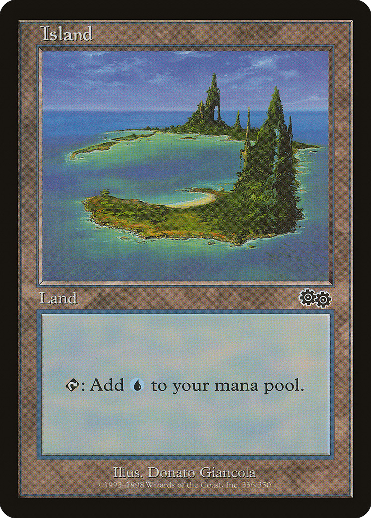 Island (USG-336) [Urza's Saga]