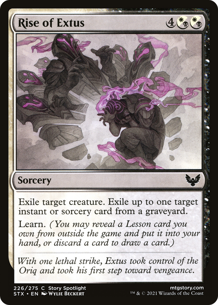 Rise of Extus (STX-226) [Strixhaven: School of Mages]
