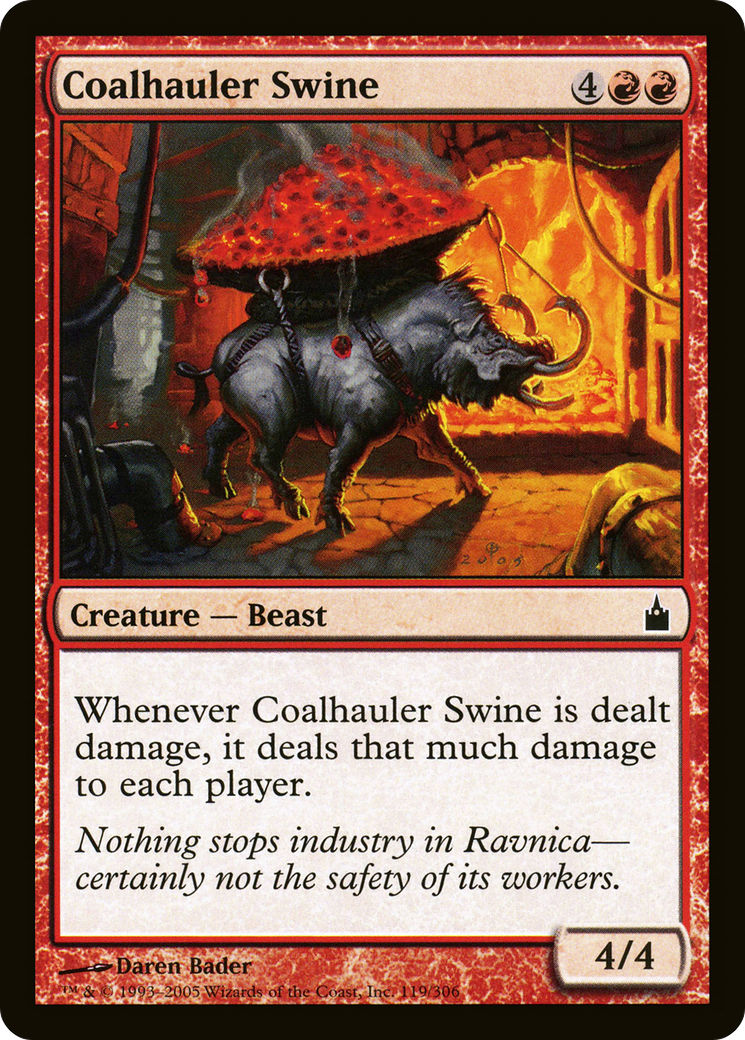 Coalhauler Swine (RAV-119) [Ravnica: City of Guilds] Foil