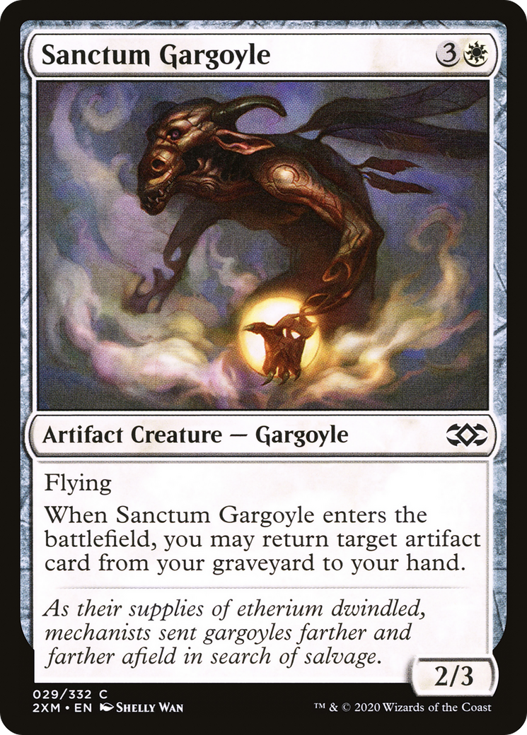 Sanctum Gargoyle (2XM-029) [Double Masters] Foil