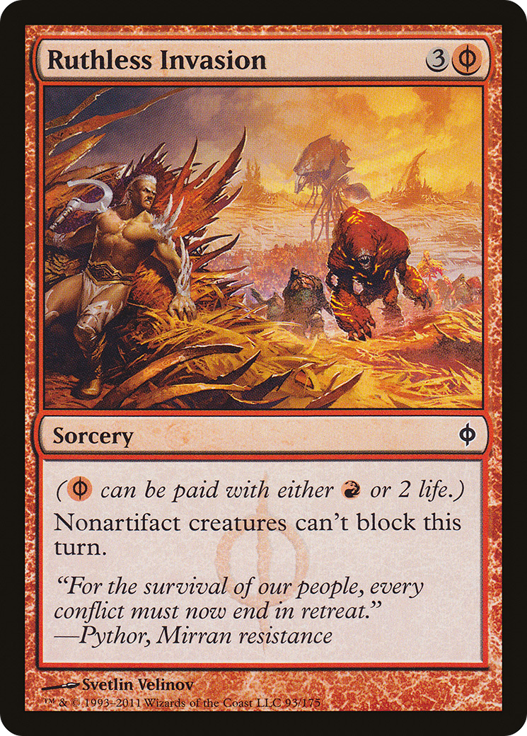 Ruthless Invasion (NPH-093) [New Phyrexia] Foil