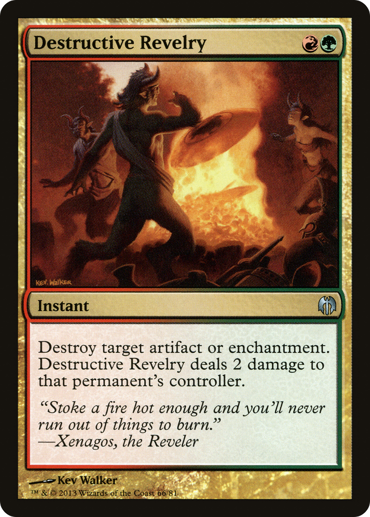 Destructive Revelry (DDL-066) [Duel Decks: Heroes vs. Monsters]