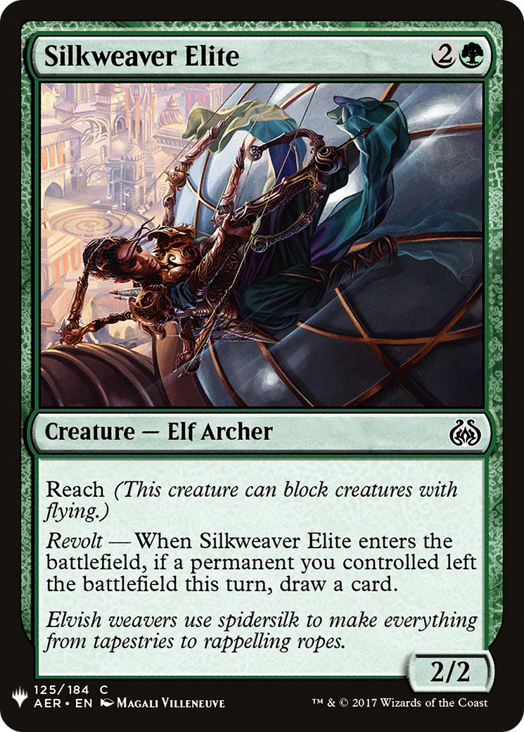 Silkweaver Elite (LIST-AER-125) [The List]