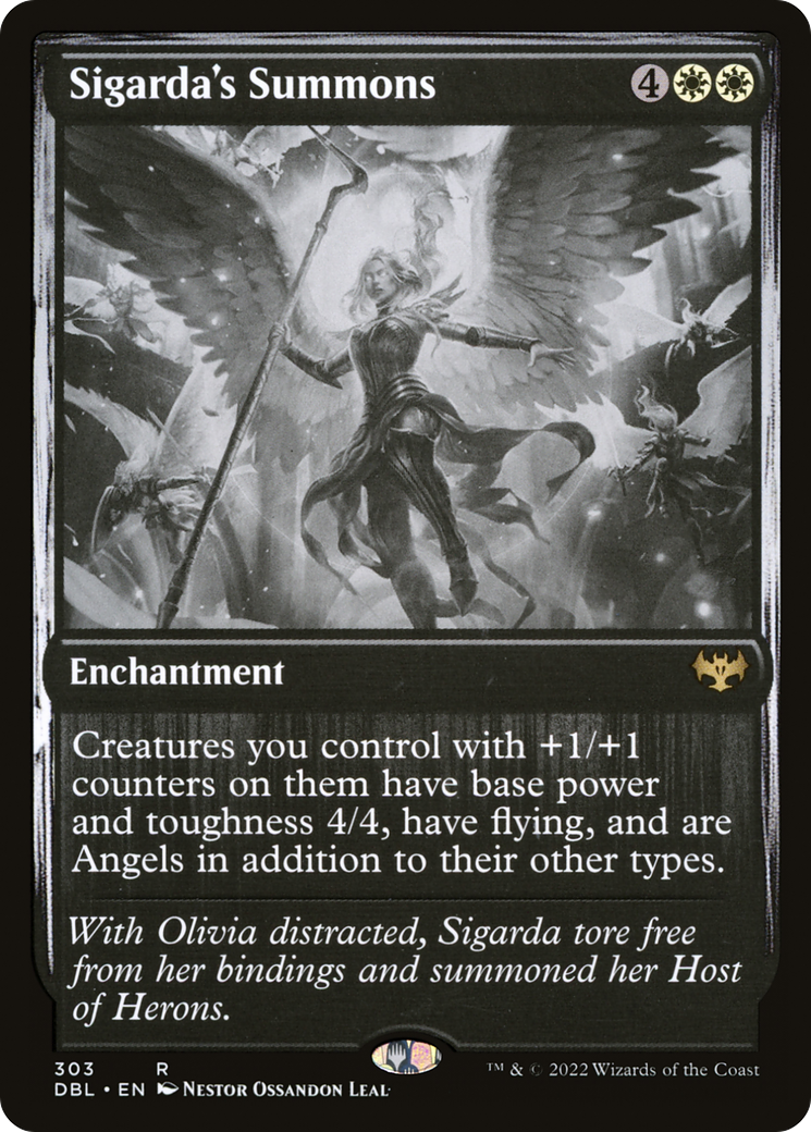 Sigarda's Summons (DBL-303) [Innistrad: Double Feature] Foil