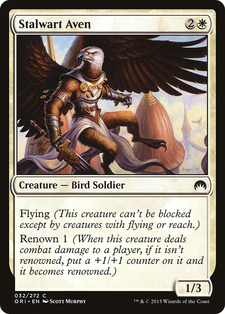 Stalwart Aven (ORI-032) [Magic Origins] Foil