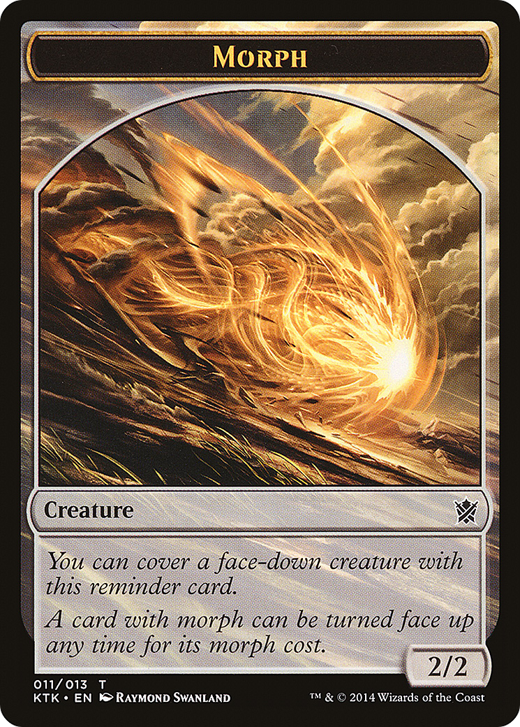 Morph Token (KTK-011) [Khans of Tarkir Tokens]