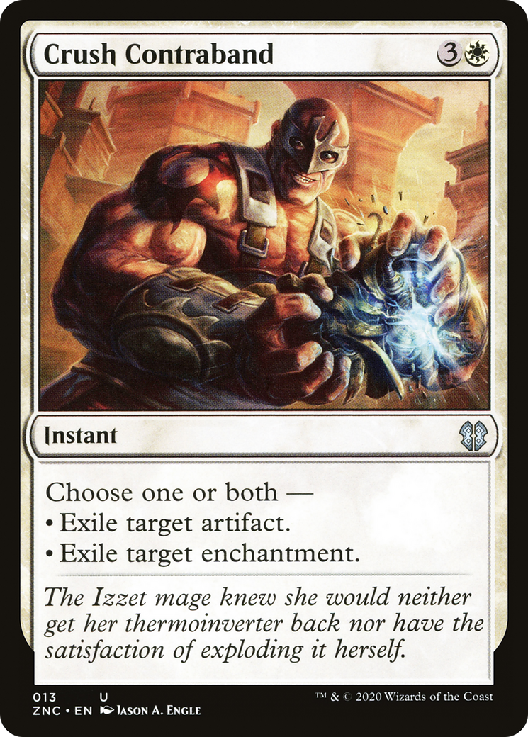 Crush Contraband (ZNC-013) [Zendikar Rising Commander]