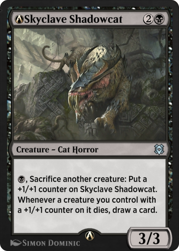 A-Skyclave Shadowcat (ZNR-A-126) [Zendikar Rising]
