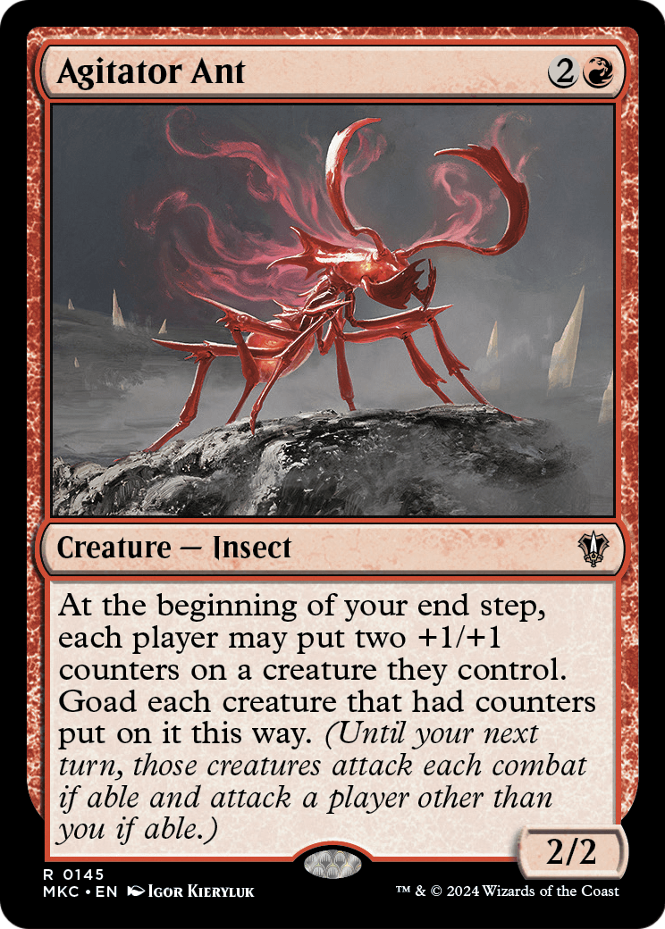 Agitator Ant (MKC-145) [Murders at Karlov Manor Commander]