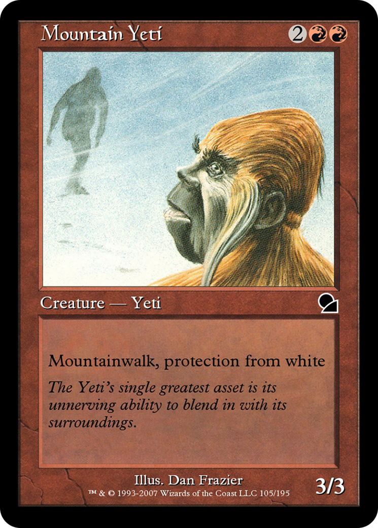Mountain Yeti (ME1-105) [Masters Edition] Foil