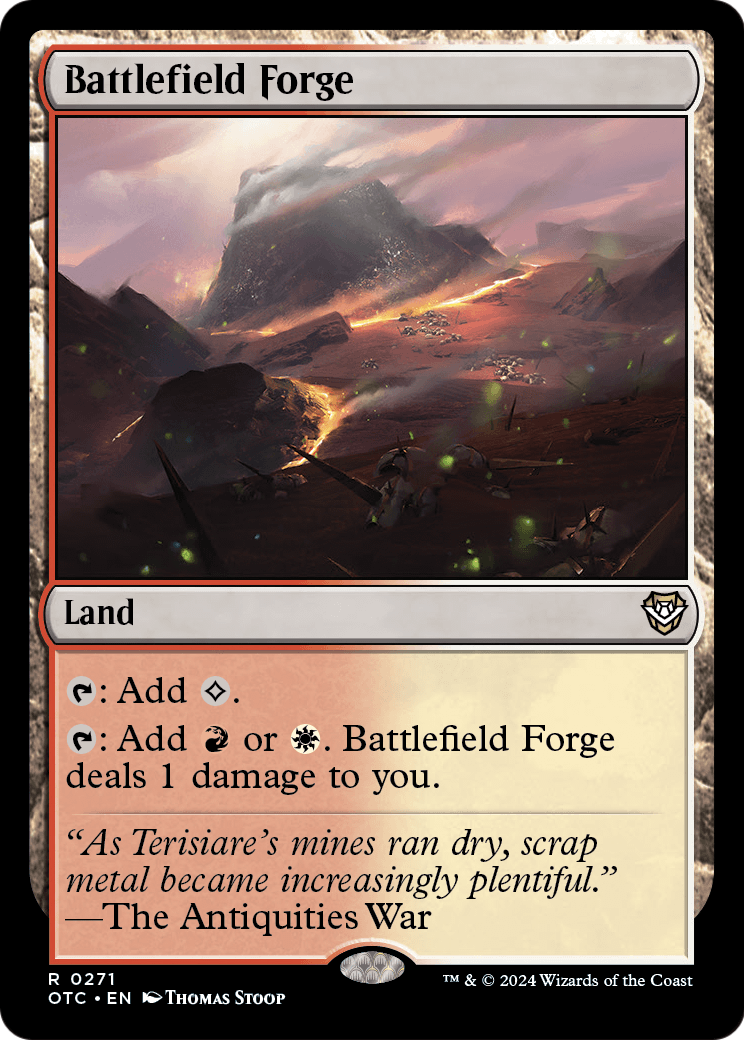 Battlefield Forge (OTC-271) [Outlaws of Thunder Junction Commander]