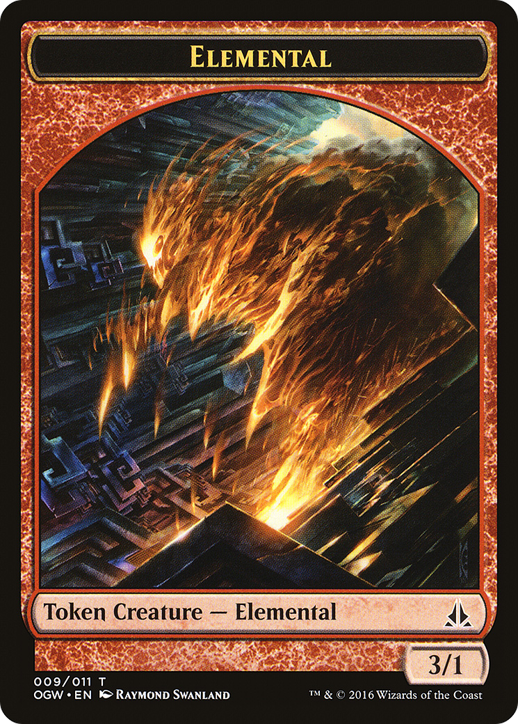 Elemental Token (Red) (OGW-009) [Oath of the Gatewatch Tokens]