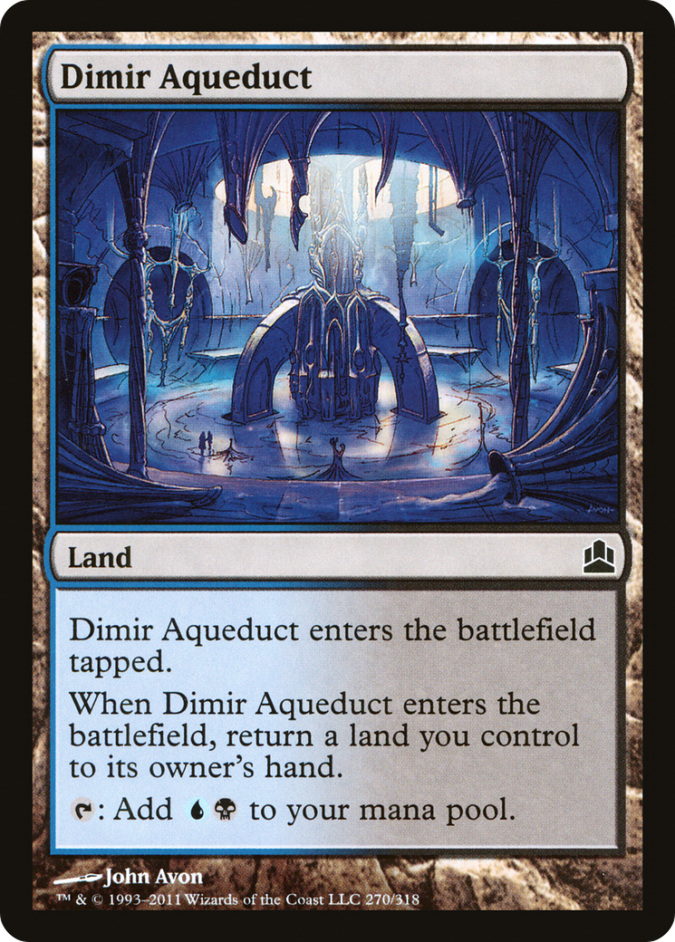 Dimir Aqueduct (CMD-270) [Commander 2011]