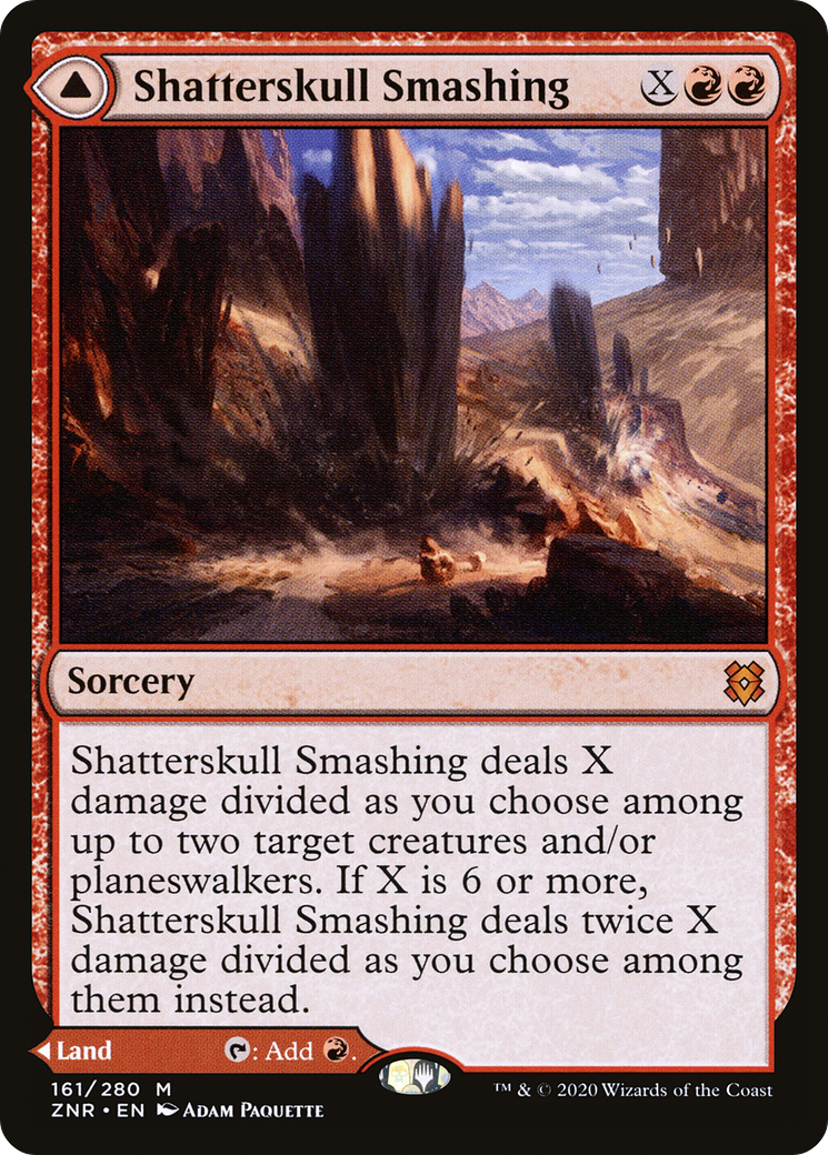 Shatterskull Smashing (ZNR-161) [Zendikar Rising] Foil