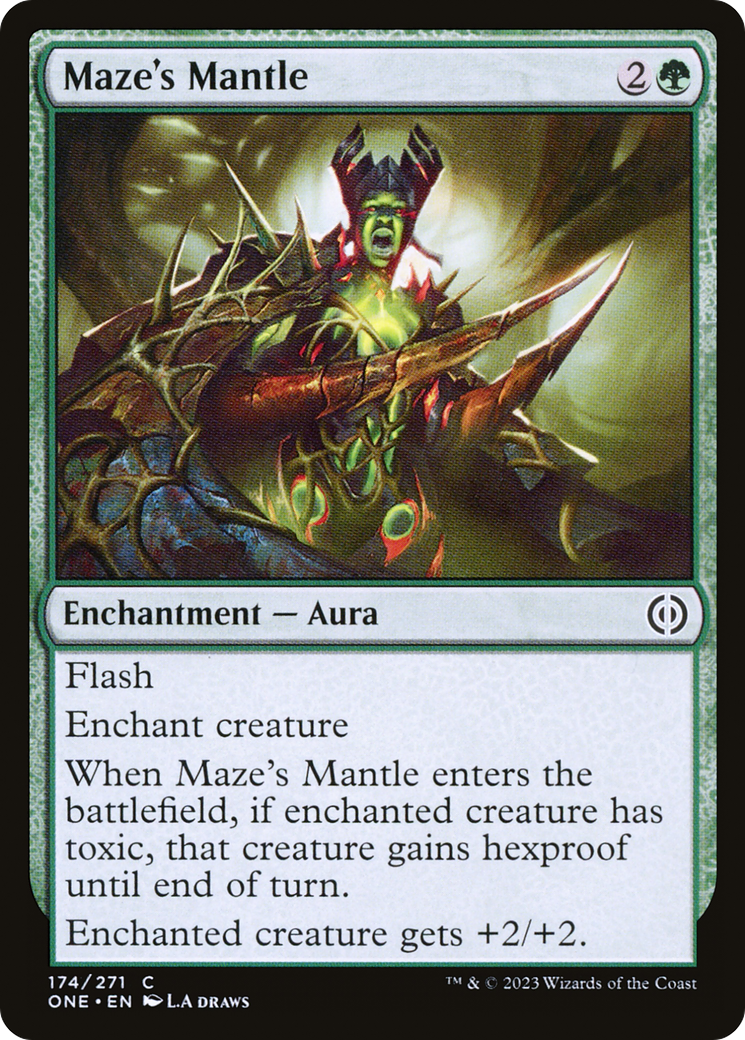 Maze's Mantle (ONE-174) [Phyrexia: All Will Be One]