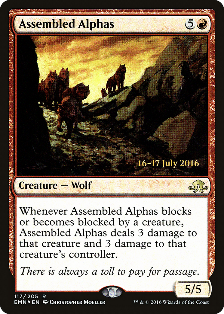 Assembled Alphas (PRE-117S) [Eldritch Moon Promos] Foil
