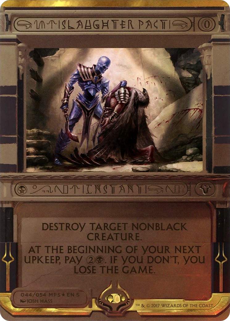 Slaughter Pact (MPS2-044) (Borderless) [Amonkhet Invocations] Foil
