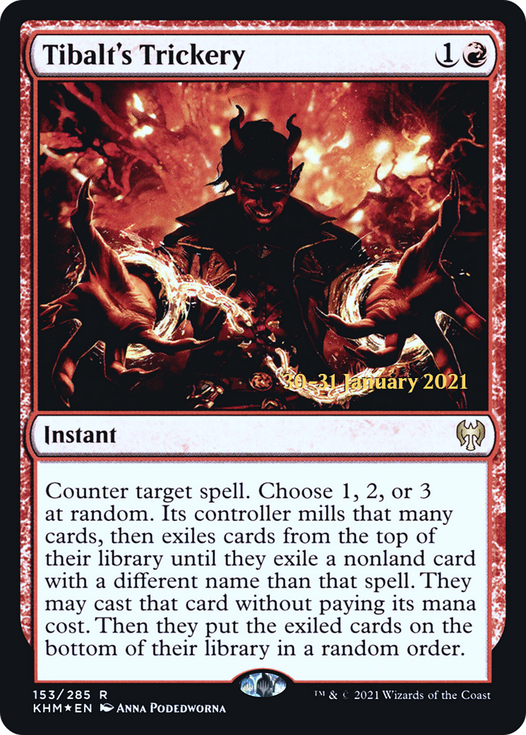 Tibalt's Trickery (PRE-153S) [Kaldheim Promos] Foil
