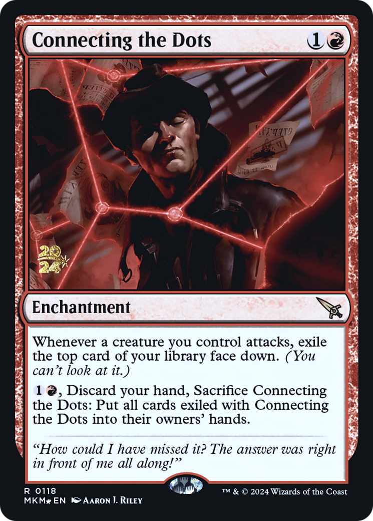 Connecting the Dots (PRE-118) [Murders at Karlov Manor Promos] Foil
