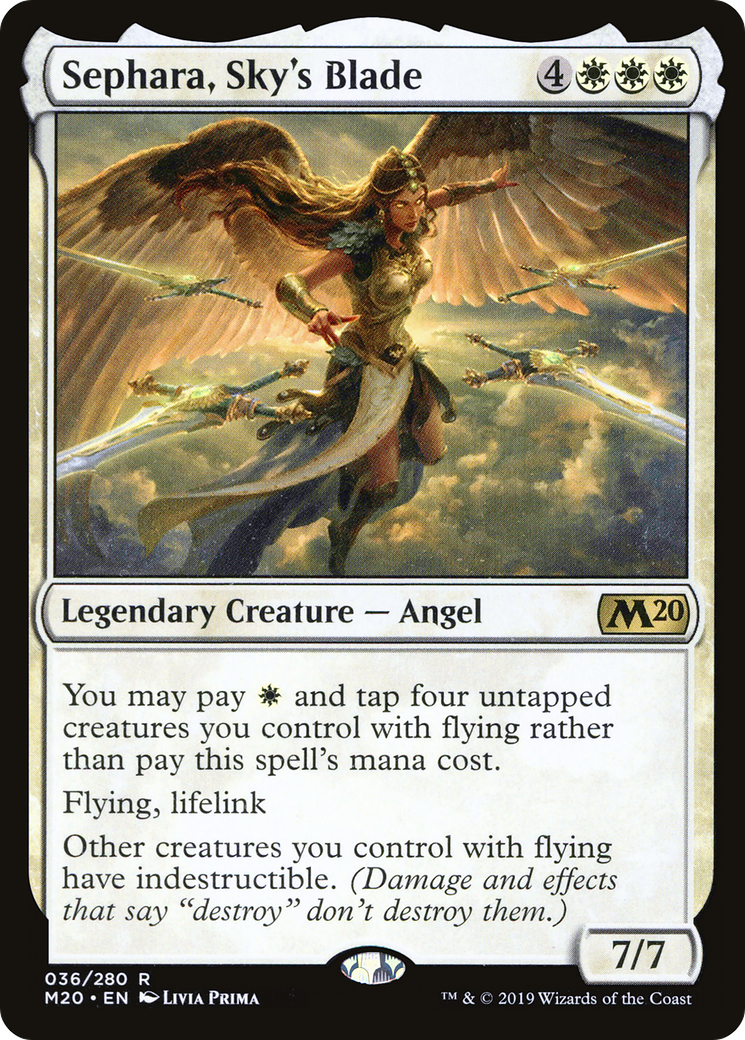 Sephara, Sky's Blade (M20-036) [Core Set 2020]