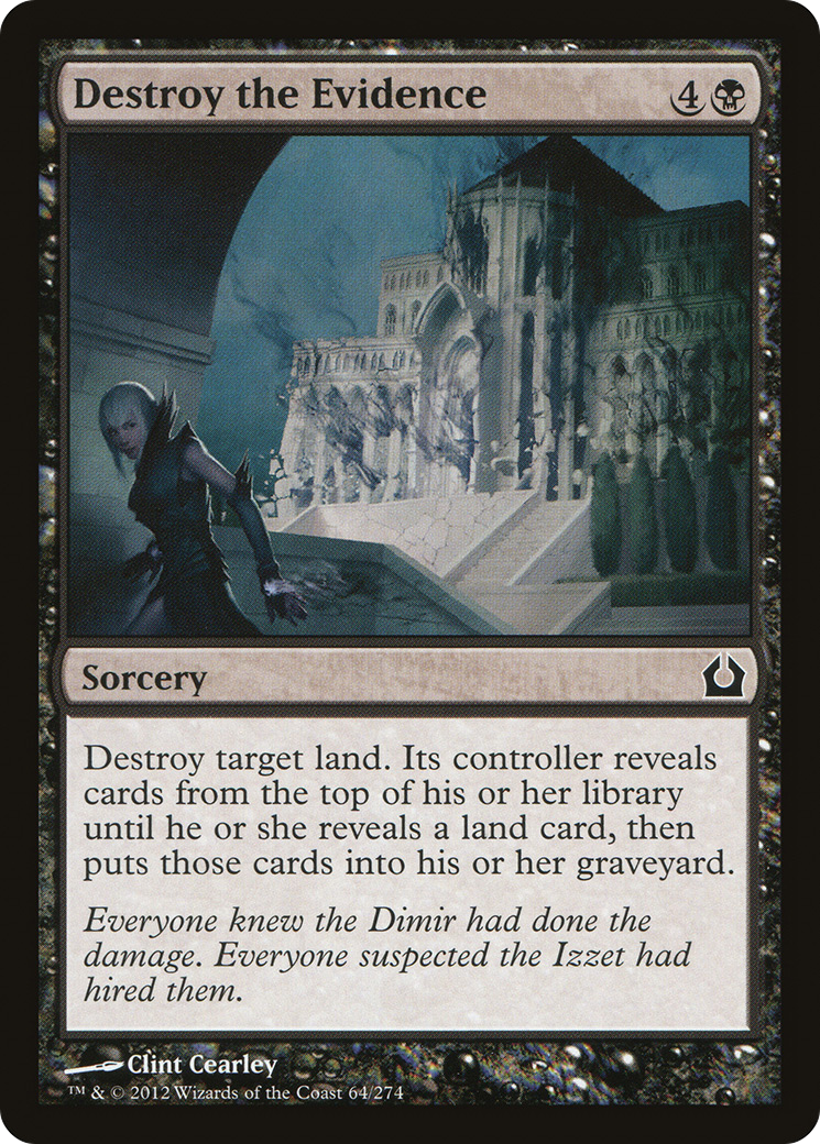 Destroy the Evidence (RTR-064) [Return to Ravnica] Foil