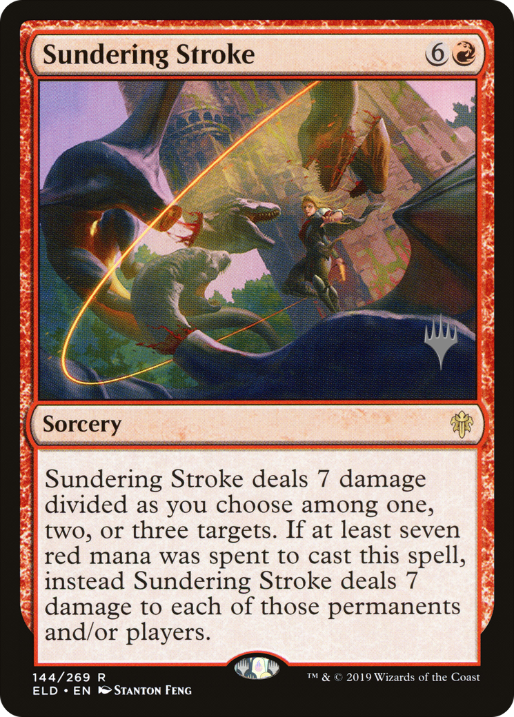 Sundering Stroke (PPELD-144) [Promo Pack: Throne of Eldraine Promos]