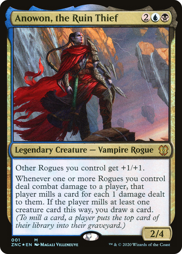 Anowon, the Ruin Thief (ZNC-001) [Zendikar Rising Commander] Foil