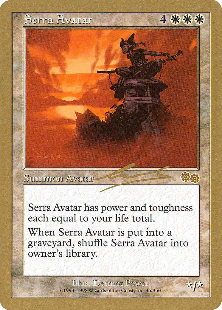 Serra Avatar - 2000 Nicolas Labarre (USG) [World Championship Decks 2000]