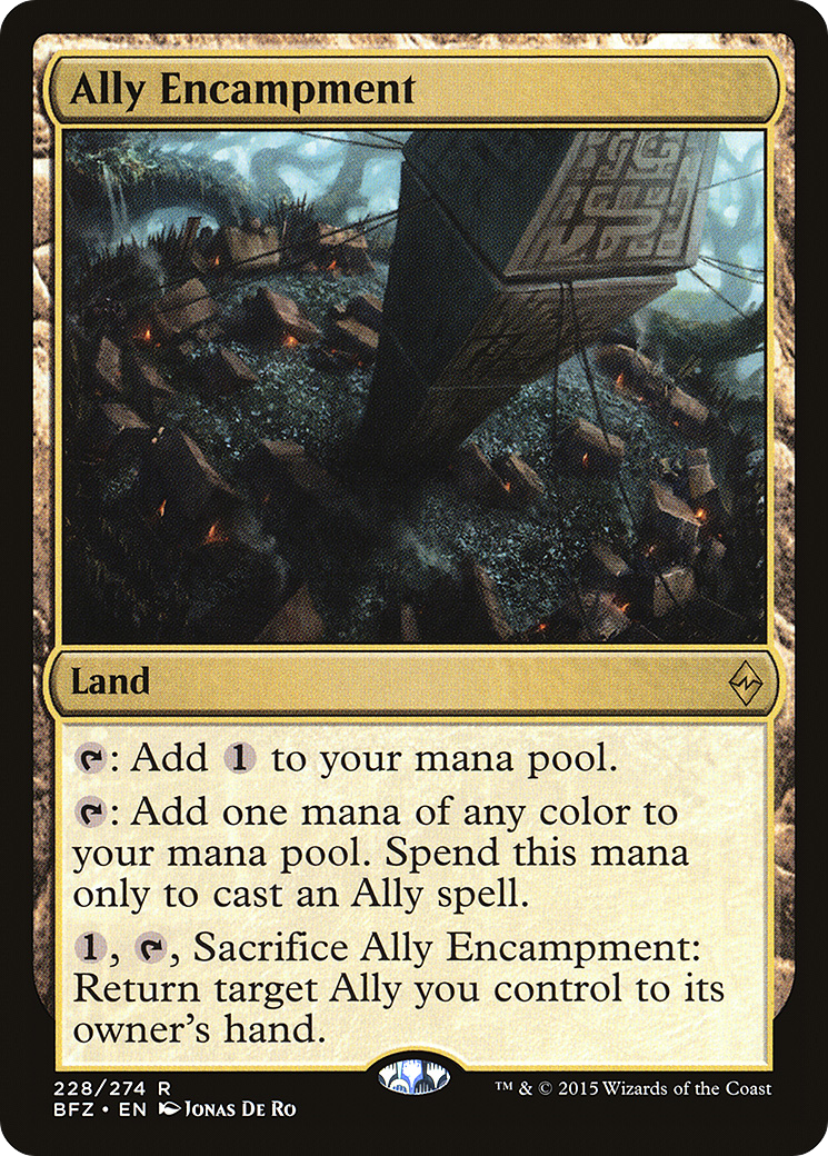 Ally Encampment (BFZ-228) [Battle for Zendikar] Foil