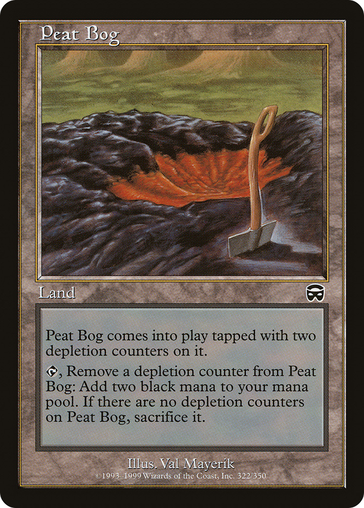 Peat Bog (MMQ-322) [Mercadian Masques] Foil