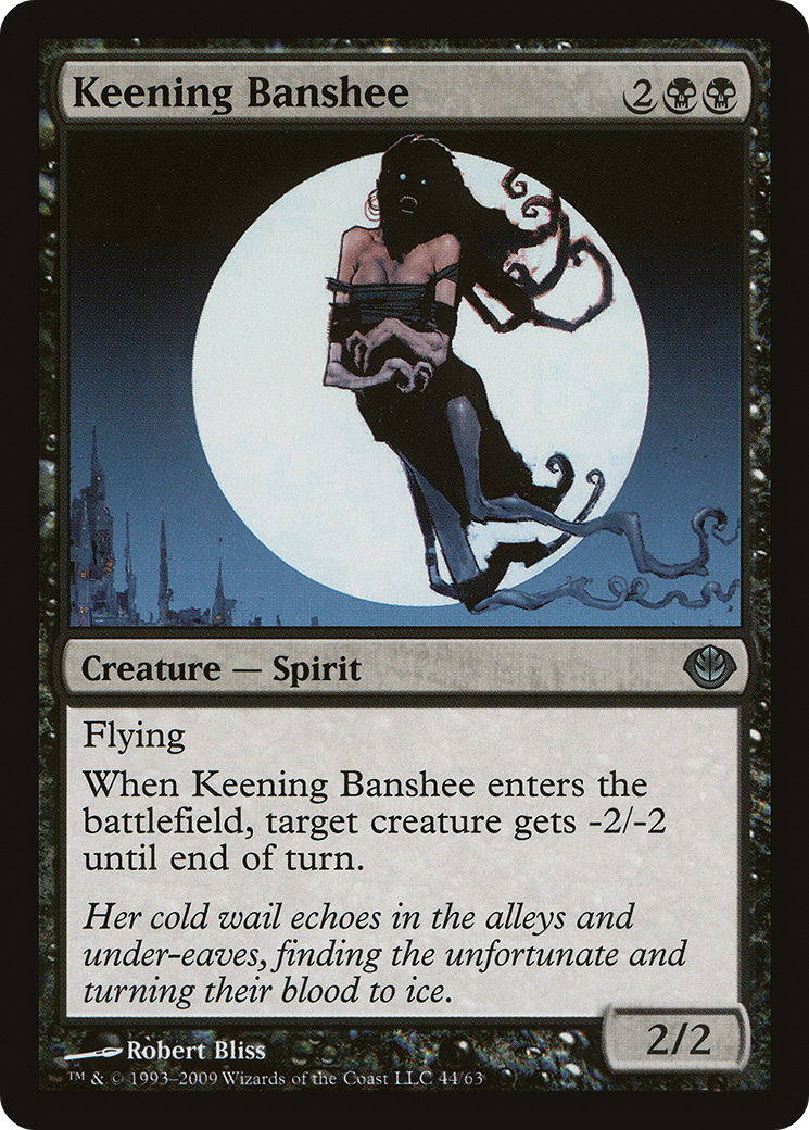Keening Banshee (DDD-044) [Duel Decks: Garruk vs. Liliana]