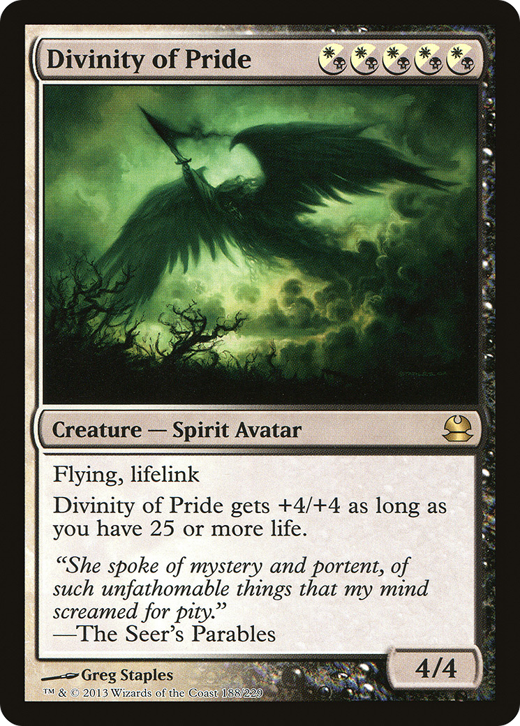 Divinity of Pride (MMA-188) [Modern Masters] Foil